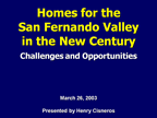 Housing 2003 Cisneros